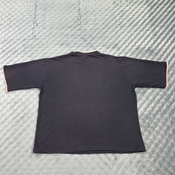 VINTAGE 90s Surf Shirt Adult Extra Large Black Pink Single Stitch Daytona Beach - Picture 2 of 13